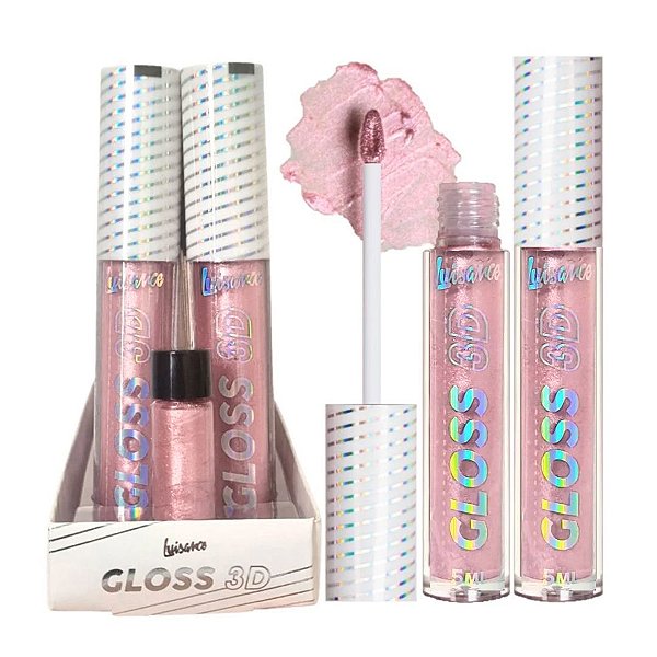 Luisance - Lip Gloss 3D Cintilante L5303 Cor 10 - 12 Und
