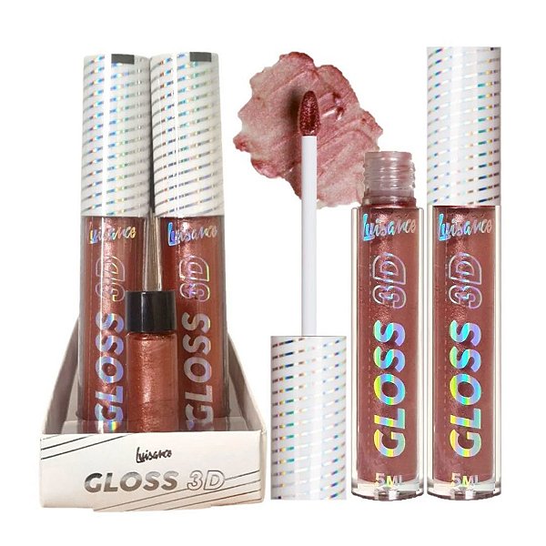 Luisance - Lip Gloss 3D Cintilante L5303 Cor 11 - 12 Und
