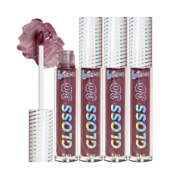 Luisance - Lip Gloss 3D Cintilante L5303 Cor 12 - 6 Und