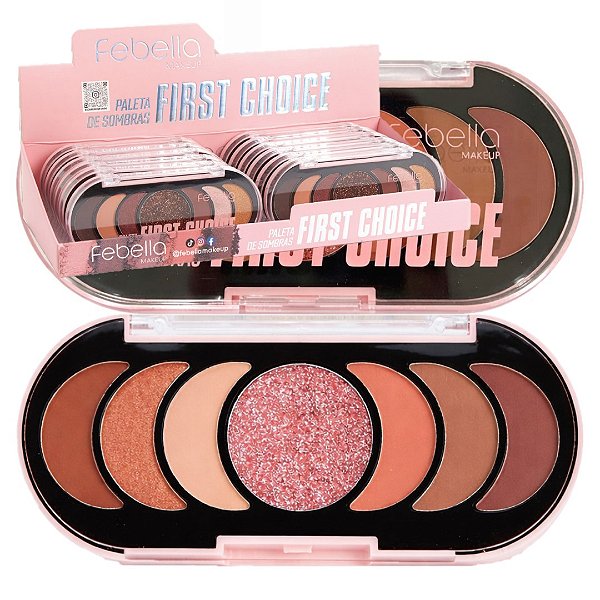 Febella - Paleta de Sombras First Choice PSO30348 C - 12 Und