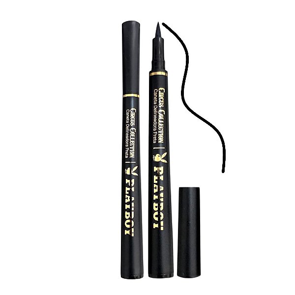 Playboy - Caneta Delineadora Preta Circus HB103936