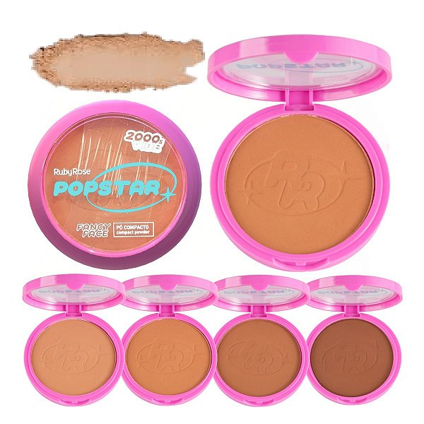 Ruby Rose - Po Compacto Popstar Escuros M406 G2 - 12 Und