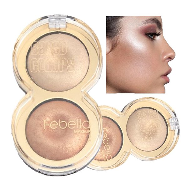 Febella - Iluminador Baked Colors MU50115 - Cor D