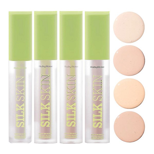Ruby Rose - Corretivo Soft Silk Skin T1800 G1 - 12 Und