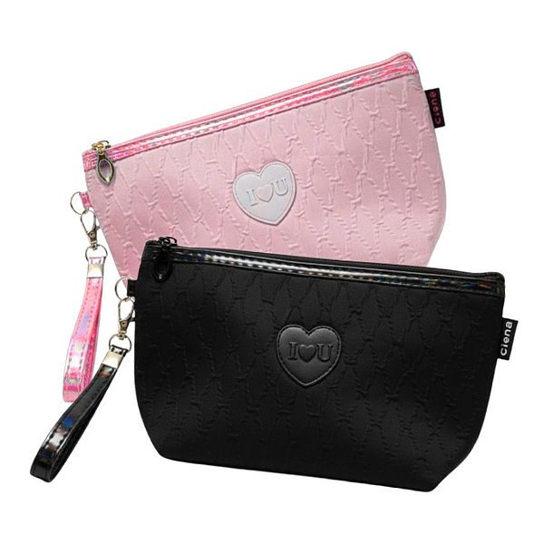 Cisne - Necessaire Coraçao NECC02PA - Sortido