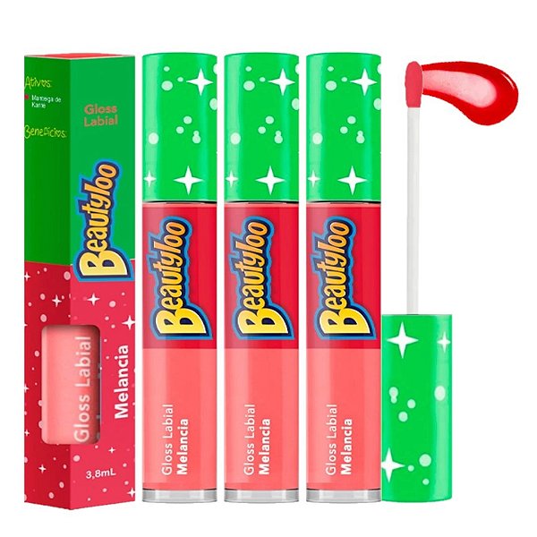 Face Beautiful - Gloss Labial Melancia Beautyloo FB550D - 06 Und