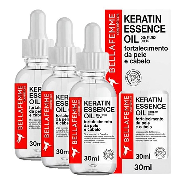 Bella Femme - Óleo Reparador de Queratina BF10217 - 06 Und