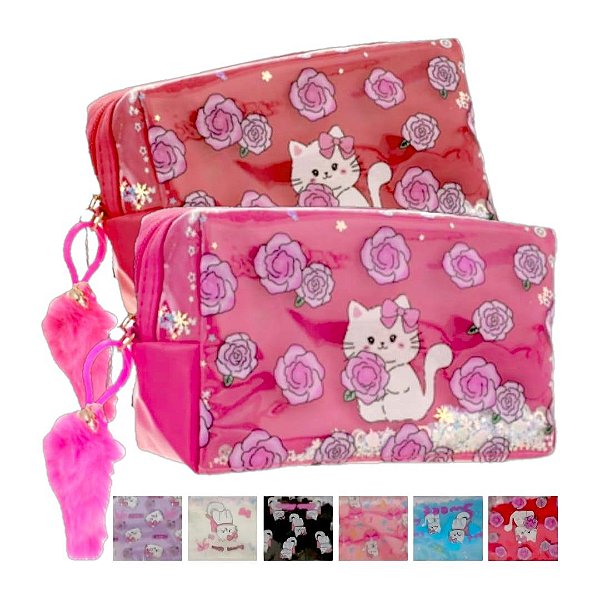 Cisne - Necessaire Gatinho Cintilante NECC01MC - 06 Und