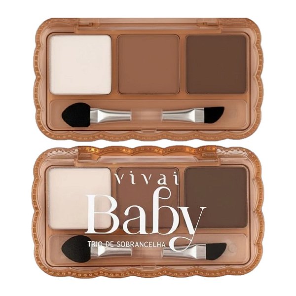Vivai - Sombra Trio Sobrancelha Baby 4128 - Cor A