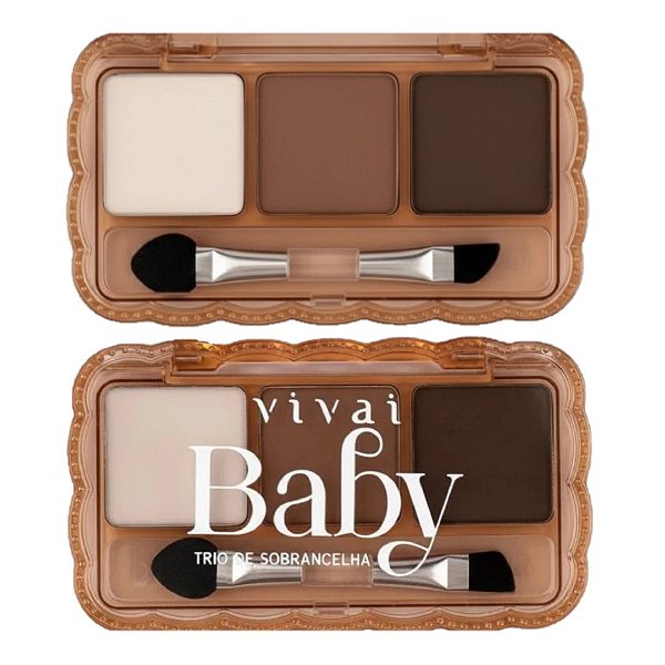 Vivai - Sombra Trio Sobrancelha Baby 4128 - Cor B