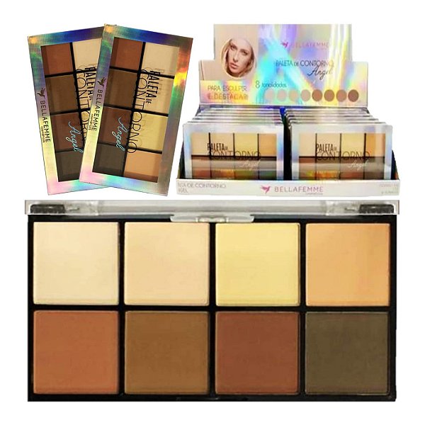 Bella Femme - Paleta de Contorno Facial 08 Tons - 12 Uni