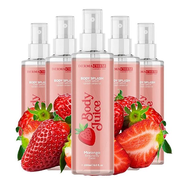 Dermachem - Body Splash Morango - 06 Und