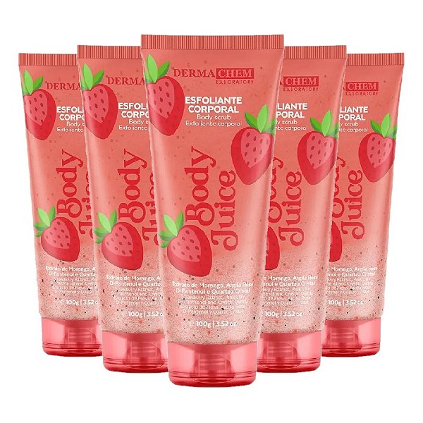 Dermachem - Esfoliante Corporal Morango Body Juice - 06 Und