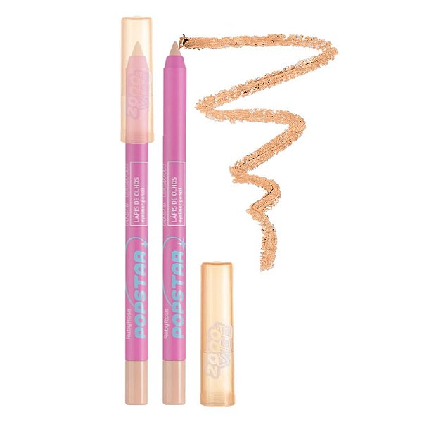 Ruby Rose - Lapis de Olho Pop Star HBE24021 - Golden Star