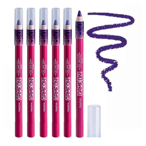 Ruby Rose - Lapis de Olho Game On Pause HB24004  - 06 Und