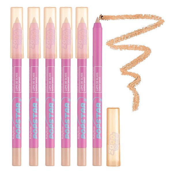 Ruby Rose - Lapis de Olho Pop Star Golden Star HBE24021 - 06 Und
