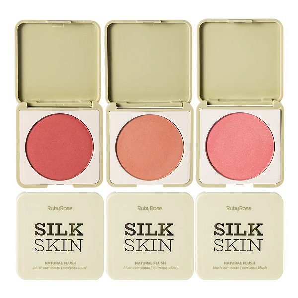 Ruby Rose - Blush Natural Flush Silk Skin T1001 G1 - 6 Und