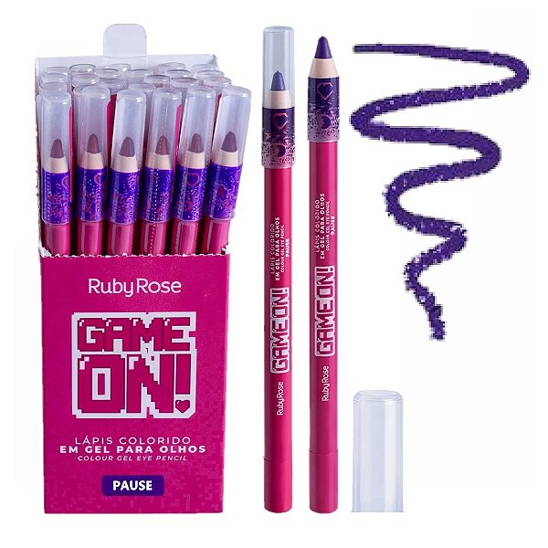Ruby Rose - Lapis de Olho Game On Pause HB24004 - 24 Und