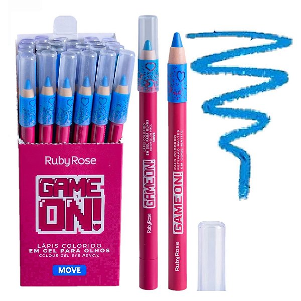 Ruby Rose - Lapis de Olho Game On Move HB24001 - 24 Und