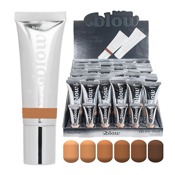 Ruby Rose - Base Blow Oh My Skin Tons Claros G2 - Box C/36