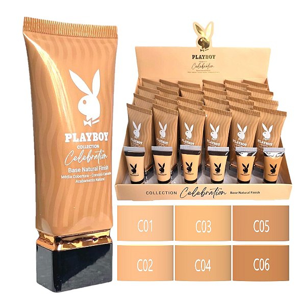 Playboy - Base Facial Celebration Natural Finish - 24 Unid