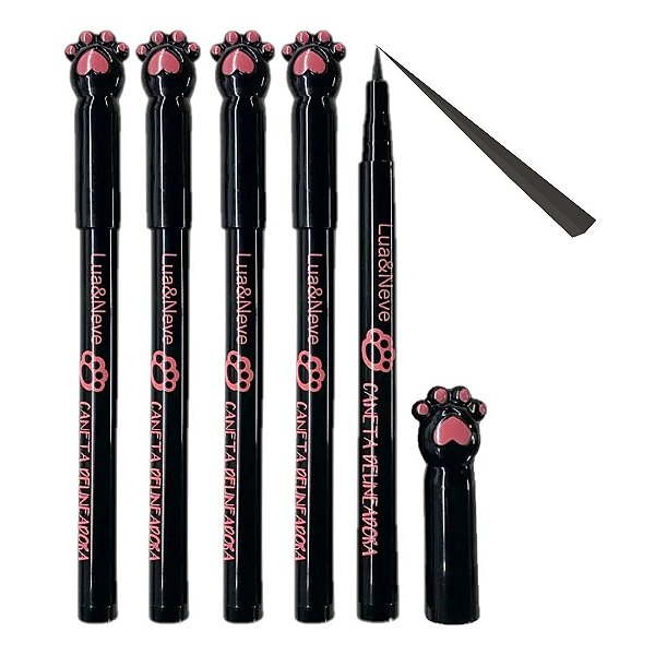 Lua e Neve - Caneta Delineadora Gatinho Cat LN09002 - 06 Und