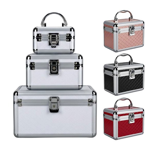 Rubys - Jogo de 3 Maleta para Maquiagem FS1132FF - BRANCA