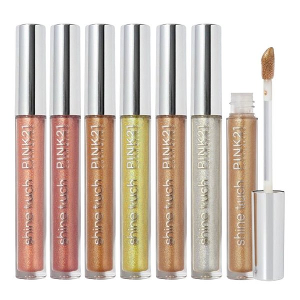 Pink 21 - Lip Gloss Glitter Shine Touch CS4663 - 6 Und