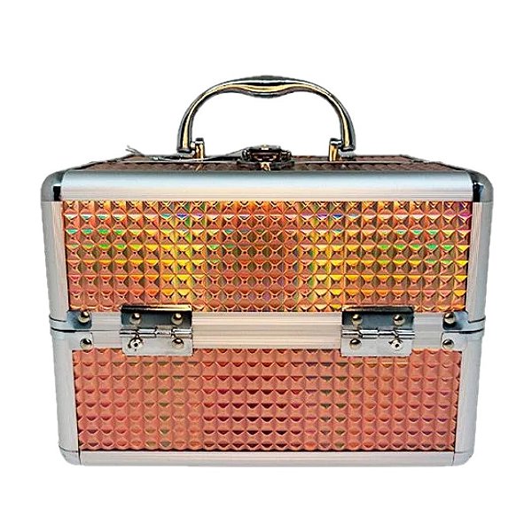 Cisne - Maleta de Aluminio para Maquiagem A142 - CORAL