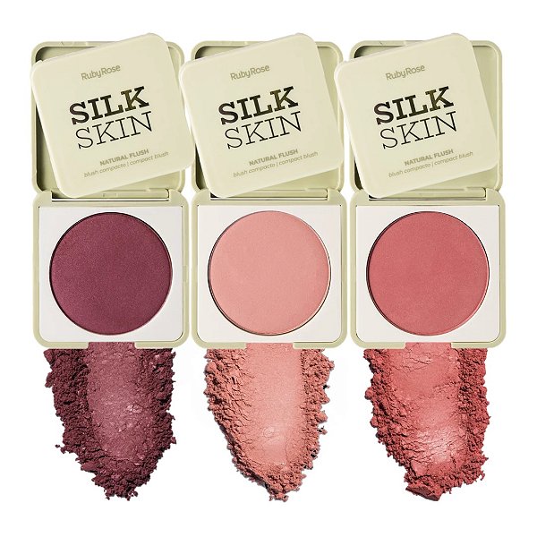 Ruby Rose - Blush Compacto Natural Flush HBT1001 G2 - 6 Und
