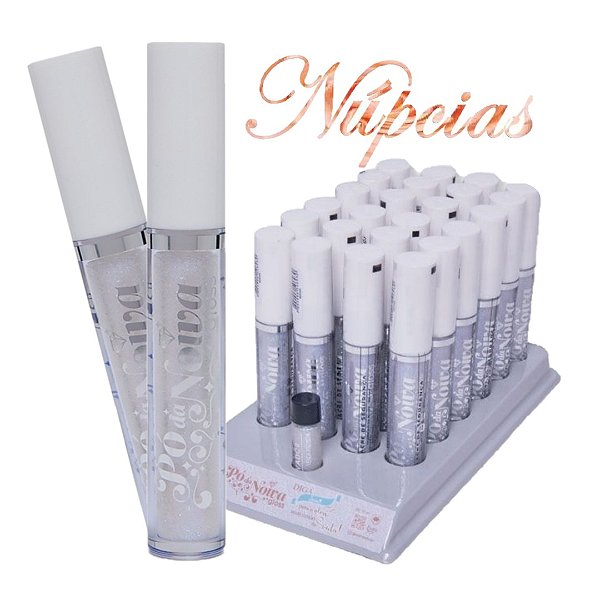 Mahav - Lip Gloss Po da Noiva Vegano Glitter GPNMVNU Nupcias - 24 Und