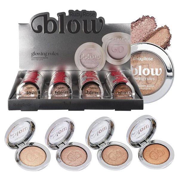 Ruby Rose - Iluminador Glowing Rules Blow HBM704 - 36 Und