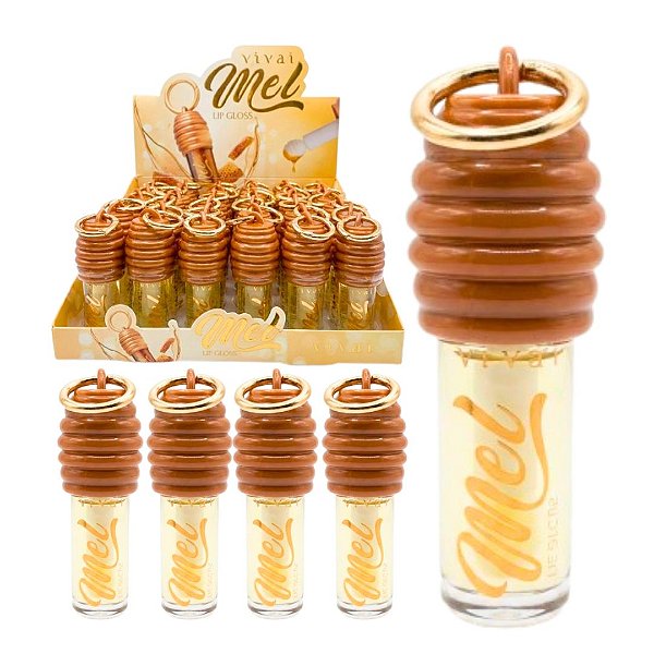 Vivai - Lip Gloss Mel Chaveiro 3383 - 36 Und