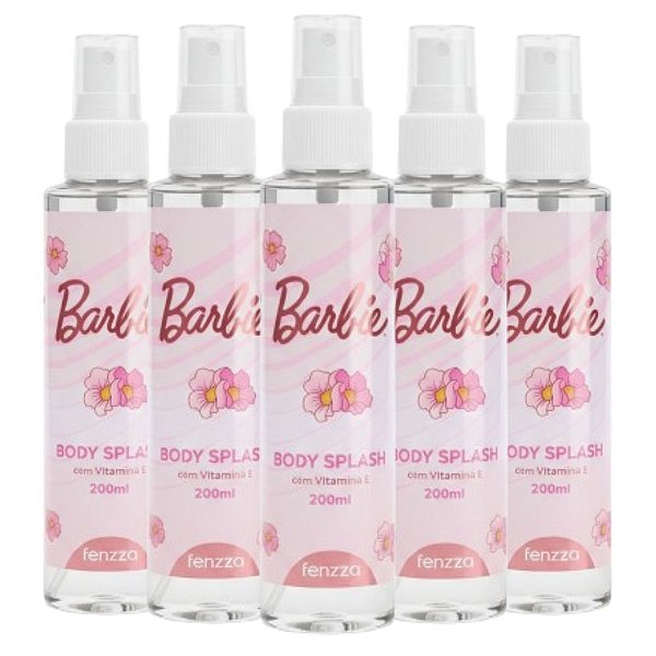 Fenzza - Body Splash com Vitamina E Barbie BAR002 - 12 Und