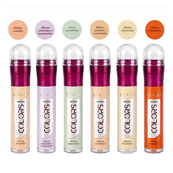 Vivai - Corretivo Corretor de Cores 1240 - 06 Und