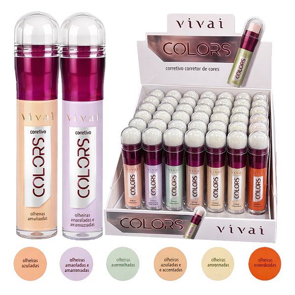 Vivai - Corretivo Corretor de Cores 1240 - 36 Und
