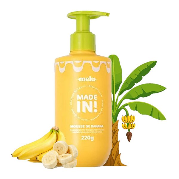 Ruby Rose - Loção Corporal Mousse de Banana Made in Melu RRB5003