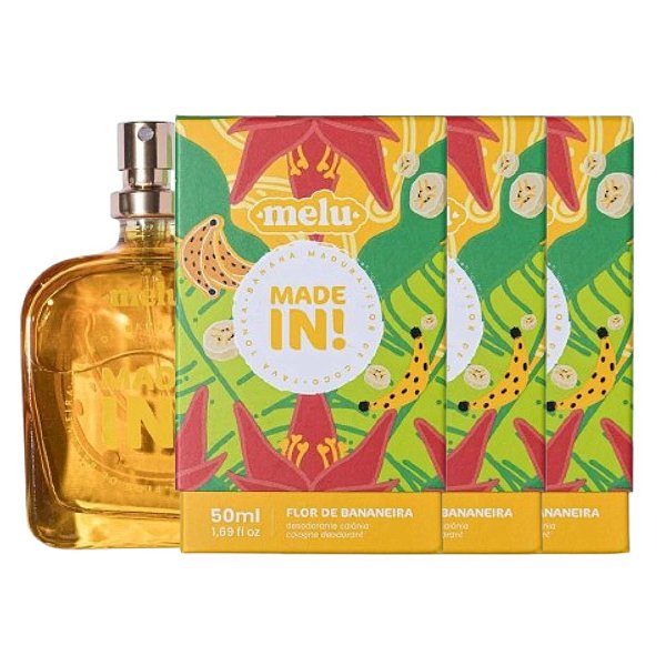 Ruby Rose - Colonia Desodorante Flor de Bananeira Made In Melu RRP8005 - 06 Und