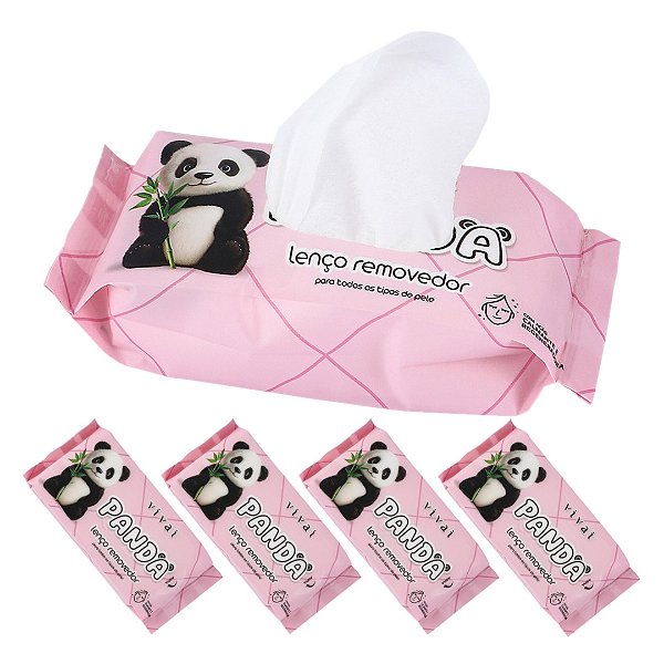 Vivai - Lenço Removedor de Maquiagem Panda Mini 5080