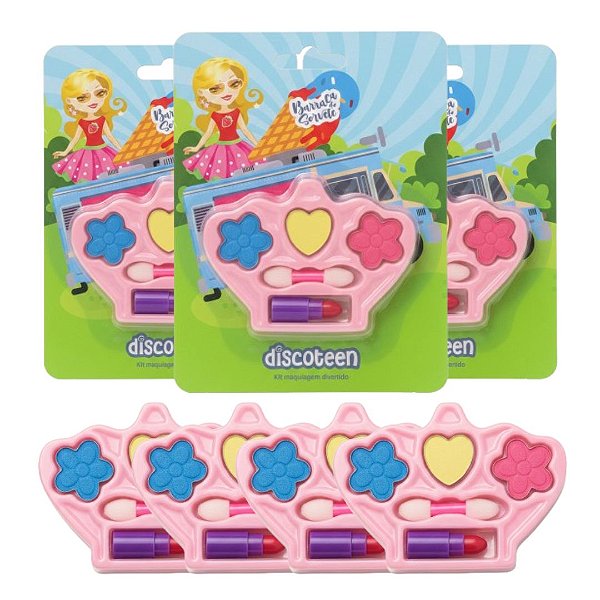 Discoteen - Kit Maquiagem Divertido Barraca de Sorvete HB108698B - 12 Und