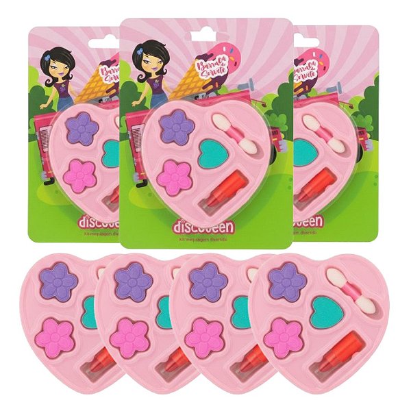 Discoteen - Kit Maquiagem Divertido Barraca de Sorvete HB108698A - 12 Und