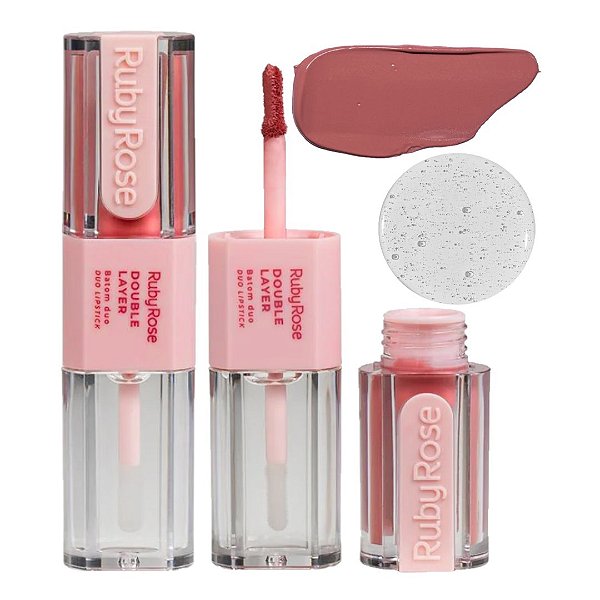 Ruby Rose - Batom Duo Double Layer HBL6102 G1 - DL20