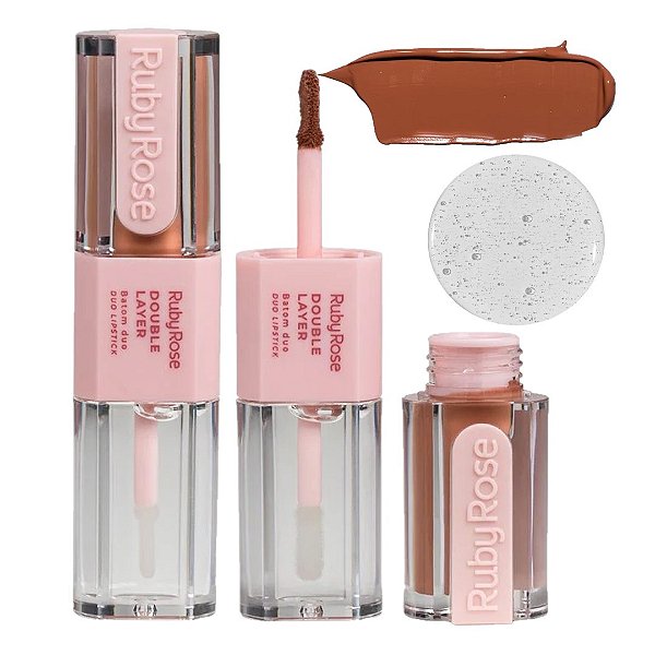 Ruby Rose - Batom Duo Double Layer HBL6102 G1 - DL60