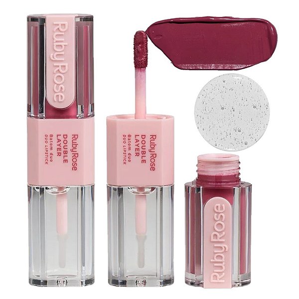 Ruby Rose - Batom Duo Double Layer HBL6102 G2 - DL110