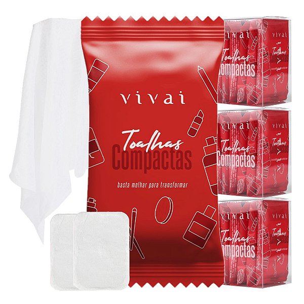 Vivai - Toalhas Compactas 5072  - 6 Caixas c/ 6 Und - 36 Uni