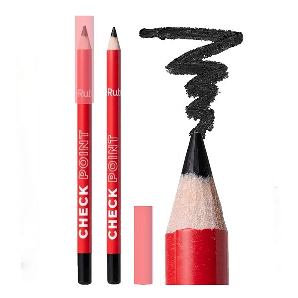 Ruby Rose - Lápis de Olho Preto Check Point E2404