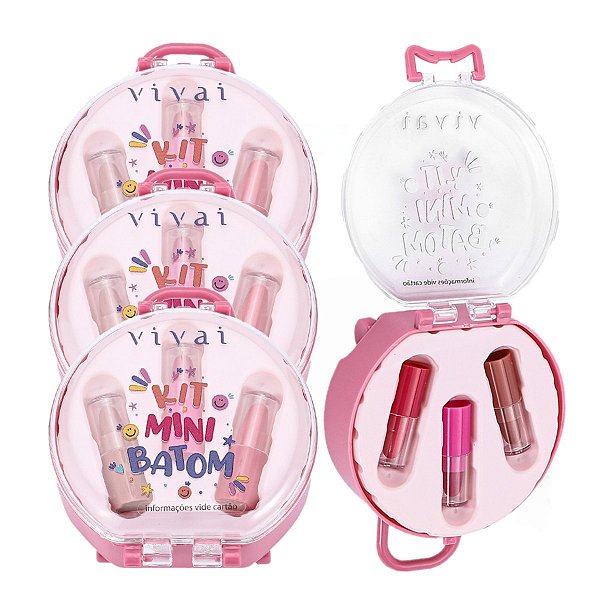 Vivai - Kit Mini Batom 3414 - 06 Und