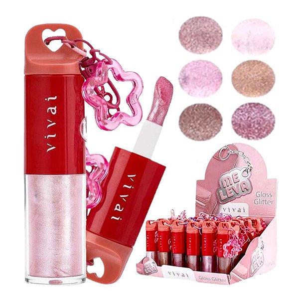 Vivai - Gloss com Chaveiro Me Leva 3380 - 36 Unid