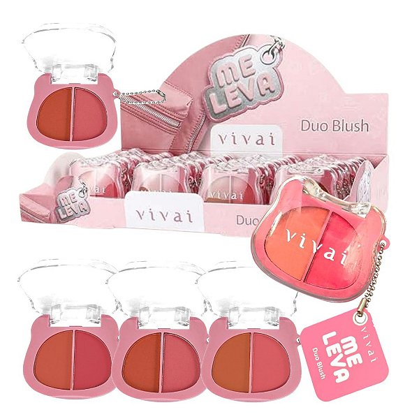 Vivai - Blush Duo com Chaveiro 4134 - 24 Unid