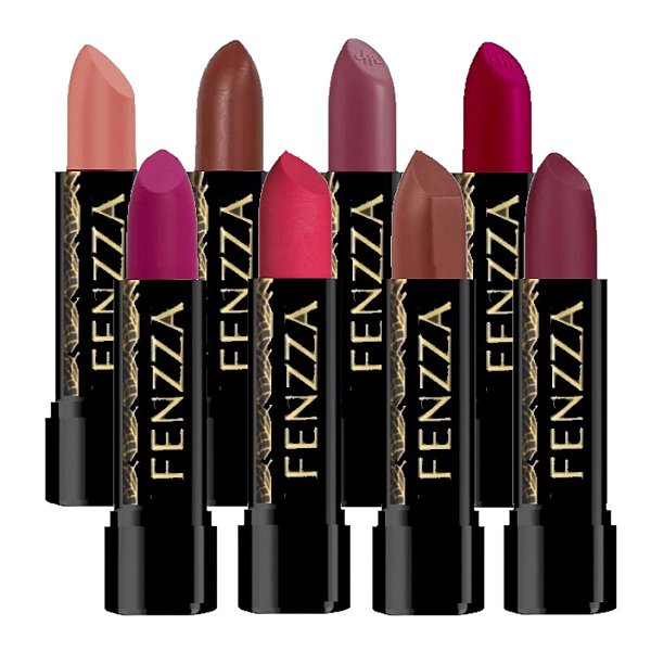 Fenzza - Batom Matte Great Matte FZ20091 -  Kit C/8 Und